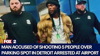 Police arrest shooting suspect after flying back to Detroit [upl. by Rosamund]