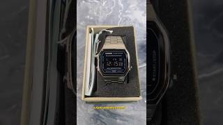 CASIO A168WGG1BDF Vintage Black watchcasio watch casiovintage casioA1681bdf casiowatches [upl. by Cleve216]