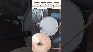 16thnotes beat drums drumbeat lesson drummer learning beats drumming education rlrl [upl. by Marsha119]