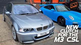 Changing the clutch on my M3 CSL  BMW E46 M3 SMG [upl. by Eseuqcaj]