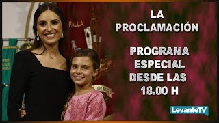 Vive la proclamación de las Falleras Mayores de València 2024 en Levante Televisión [upl. by Alyakam]