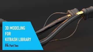 Cinema 4D 3D Modeling For Kitbash Library 04  Part Two [upl. by Lamahj]