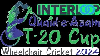 Live  Gailgit Baltistan vs Sindh  INTERLOOP QUAID E AZAM WHEELCHAIR T20 CUP 2024  Crickslab [upl. by Ahse768]