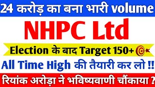 NHPC share रियांक अरोड़ा की भविष्यवाणी ने चौंकाया  NHPC share Big News  NHPC ltd share latest news [upl. by Malim592]