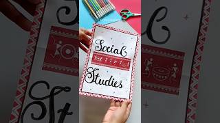 Front page design of Social studies project  sstproject frontpagedesigns shorts youtubeshorts [upl. by Airrotal455]