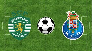 Sporting CP vs Porto  Resumo Highlights  Primeira Liga 2324  Football Simulation PES 21 [upl. by Ranna836]