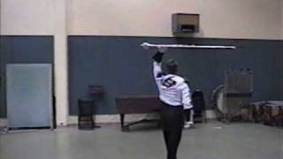 Drum Major Mace Routine  EspritDie Fliedermaus Rehearsal [upl. by Cannice]