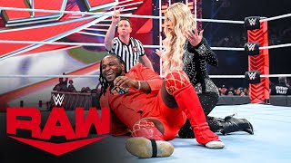 Reggie vs Dana Brooke – 247 Championship Match Raw Feb 21 2022 [upl. by Currey166]