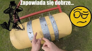 Napowietrzacz do trawy  Areator własnej roboty [upl. by Diskin]