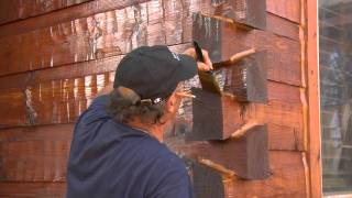 TWP® Exterior Wood Preservative  Staining your Log Home with TWP® [upl. by Hi]