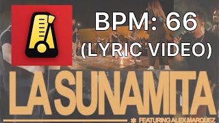 Montesanto  La Sunamita Lyric Video with Click Sound [upl. by Ariamat]