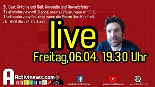 Activinews live Freitag 0604 1930 Uhr mit Antonia und Ralf [upl. by Chastity]