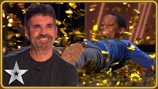 GOLDEN BUZZER is one of the BEST VOICES Simons ever heard  Auditions  BGT 2023 [upl. by Boyden416]