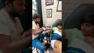 Armband Tattoo Making Short Video 😈😍🔥bandtattoo shortvideo youtubeshorts tattooartist [upl. by Nelak]