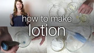 How to Make a Basic DIY Lotion from scratch  Humblebee amp Me [upl. by Deanna]