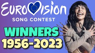 All Winners of the Eurovision Song Contest 19562023 [upl. by Ttegdirb]