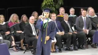 Student  JonPaul “ JP “ Wallace  Sings quot 7 Years Old quot At His Graduation [upl. by Haila]