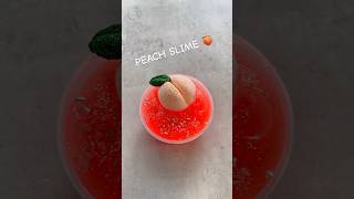 Peachy Slime Surprise 🍑✨  Fruity Slime Collection slime peach shorts [upl. by Eatnuhs]