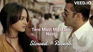 quotTere Mast Mast Do Nainquot  With Lyrics Full Song Dabangg  Salman Khan [upl. by Abercromby]