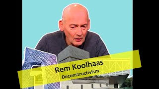 REM KOOLHAAS  FAMOUS ARCHITECTS amp THEIR WORKS  GATE Architecture Study Material [upl. by Aivart]