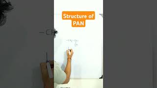 Structure of PAN PolyacrylonitrilePolymershorts [upl. by Ahsoet]