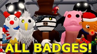 How to get ALL 30 BADGES in ACCURATE PIGGY RP THE RETURN  Roblox [upl. by Norword]