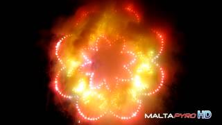 The Malta Mechanised Ground Fireworks Festival 2012 [upl. by Gerladina]