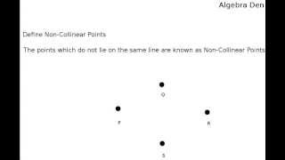 NonCollinear Points [upl. by Leffert935]