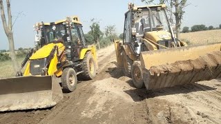 Jcb 3dx Vs Cat 424B2 Catpiller Machine 🔥 [upl. by Brocky]