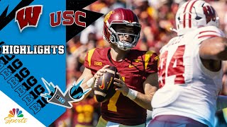 Wisconsin Badgers vs USC Trojans  COLLEGE FOOTBALL HIGHLIGHTS  9282024  NBC Sports [upl. by Airrej612]