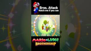 Mario and Luigi brothership Bros Attack Hatch me if you can game play [upl. by Erreip]