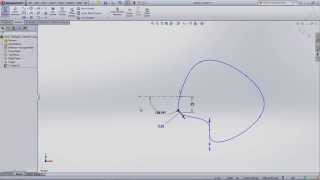 SolidWorks Spline Basics [upl. by Bev974]