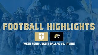 Jesuit Dallas Football  Irving Highlights  Sept 27 2024 [upl. by Kandace]