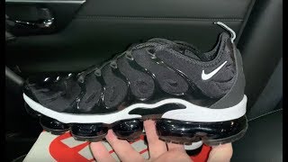 Nike Air VaporMax Plus black white shoes [upl. by Norha106]