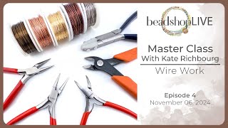 Beadshop LIVE Master Class Wire Ep 4 [upl. by Aizek]