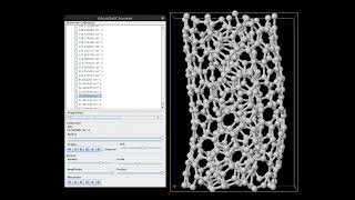 Formation of amorphous carbon multiwalled nanotubes from random initial configurations  freq 11 [upl. by Aeel]