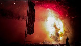 Fallas Valencia 2019 Mascletà Vertical 2019 Amstel la Marina Ricardo Caballer Ricasa CANON 5D IV [upl. by Annoya]