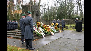 Volkstrauertag 2024 Jüdischer Friedhof Weißensee Kranzniederlegung [upl. by Essined215]