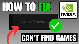 How To Fix GeForce Not Detecting  Finding Games [upl. by Sinegra]