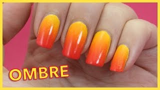 Ombre Nails  Einfache Anleitung für Anfänger  Nägel mit Farbverlauf [upl. by Ginny373]