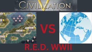 Civ V RED WW2 1937 Japan global map Ep 5 [upl. by Anitsyrc]