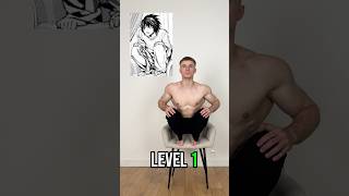 Manga poses level 1 to 10  anime workout gym training flexibility mobility amazing exercise [upl. by Iaka]