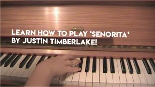 Justin Timberlake  Senorita  Riff Tutorial [upl. by Aikas]