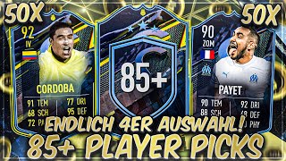 BESSER ALS 86 UPGRADES 50x GARANTIERTE 85 PLAYER PICKS in FIFA 22 [upl. by Eiger]