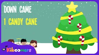 5 Candy Canes Lyric Video  The Kiboomers Preschool Songs amp Nursery Rhymes for Christmas [upl. by Nosnaj894]