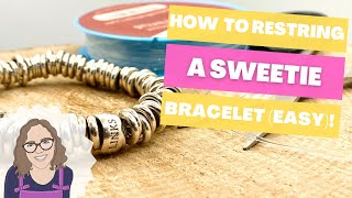 How To Restring A Links of London Sweetie Bracelet At Home  Quick amp Easy Tutorial With Elastic [upl. by Niveb]