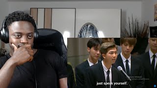 POWERFUL SPEECH By BTS at United Nations 👀 REACTION [upl. by Nivert]