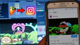 How To Upload FL Studio ZgameEditor Visuals To Instagram  Beats [upl. by Petulah]