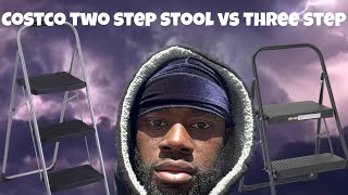 Costco Two step stool compared which one is best for you costcoladder step stool amazon [upl. by Eittah]