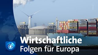 Wirtschaftliche Folgen für Europa nach russischem Angriff auf Ukraine [upl. by Coltun48]